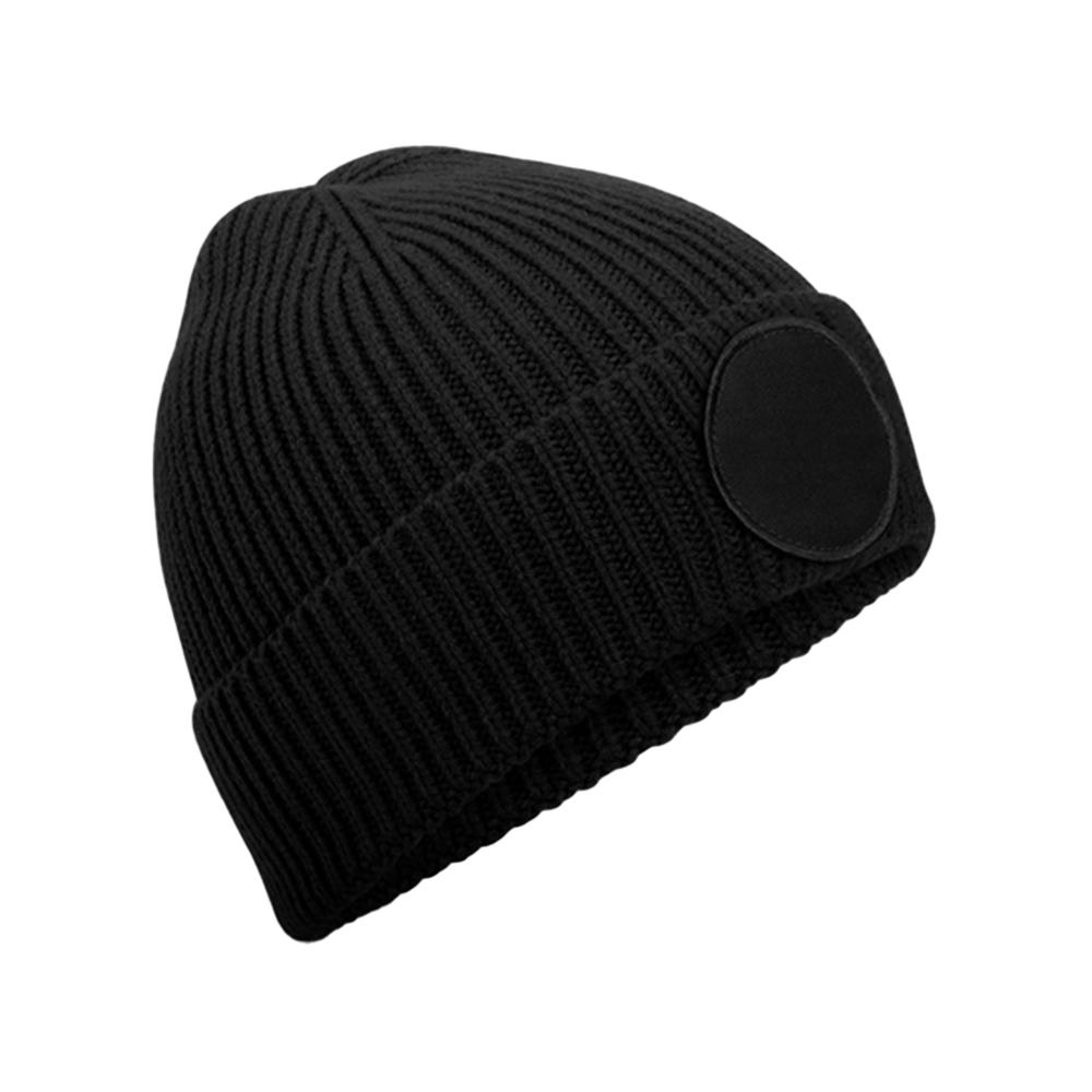 Circular Patch Beanie