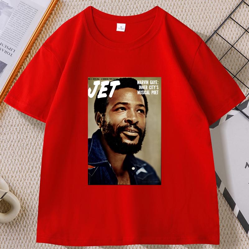 Jet Magazine Where Everyone Can Tshirt Cotton Short Sleeved Round Neck Loose T Shirt Cool Streetwear Unisex Clothing