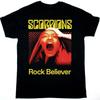 SCORPIONS ROCK BELIEVER Хлопок Черный Все Размеры Унисекс Черная Рубашка CS431