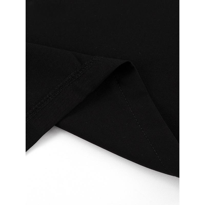 Fashion Black Office Skirts For Women Elegant High Waist Slit Long Skirt Casual Chic Female Skirt