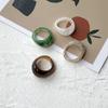 Resin Ring Acrylic Party Exquisite Jewelry Retro Vintage Women's One Size Fashion