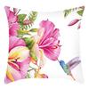Fashionable Spring Flower Spring Elements Pillow Cover Linen Flower Cushion Pillow Cover