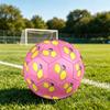 1pc Lemon Illustration Art Theme Soccer Ball Football, Size 5, Lightweight PVC, Outdoor Training Soccer Ball,Gift j61441