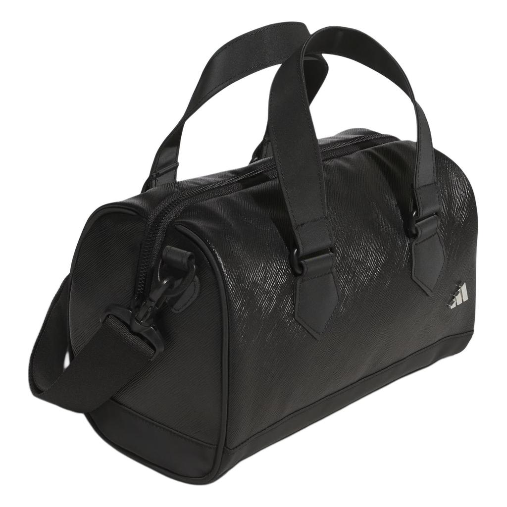 Adidas Leather Sport Performance 6.2L Solid Color Design Polyurethane Tote Bag Unisex Tote Bag Black JZ4375