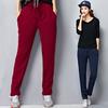 Loose Harem Pants Female Autumn Large Size Casual Sports Pants Soft Trousers