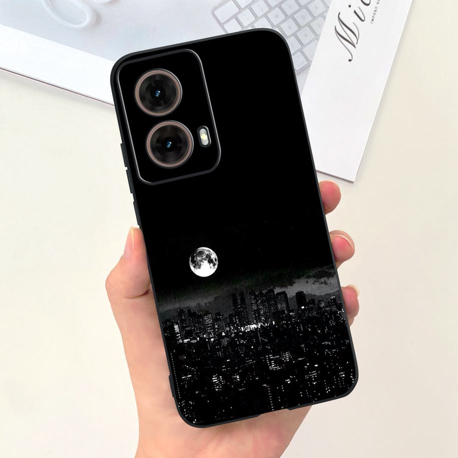 Для Motorola Moto G85 5G Чехол Милые Девочки-Астронавты Мягкий Силиконовый ТПУ Чехол для Телефона Для Moto G85 2024 Funda G 85 MotoG85 Матовый Чехол