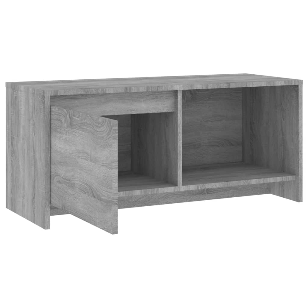 Vidaxl Szafka Pod Tv, Szary Dąb Sonoma, 90X35X40 Cm