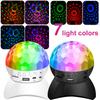 USB Rechargeable RGB Disco Light Bluetooth Speaker Rotating Magic Ball Disco Stage Lamp Projector Sound Activated DJ Party Light