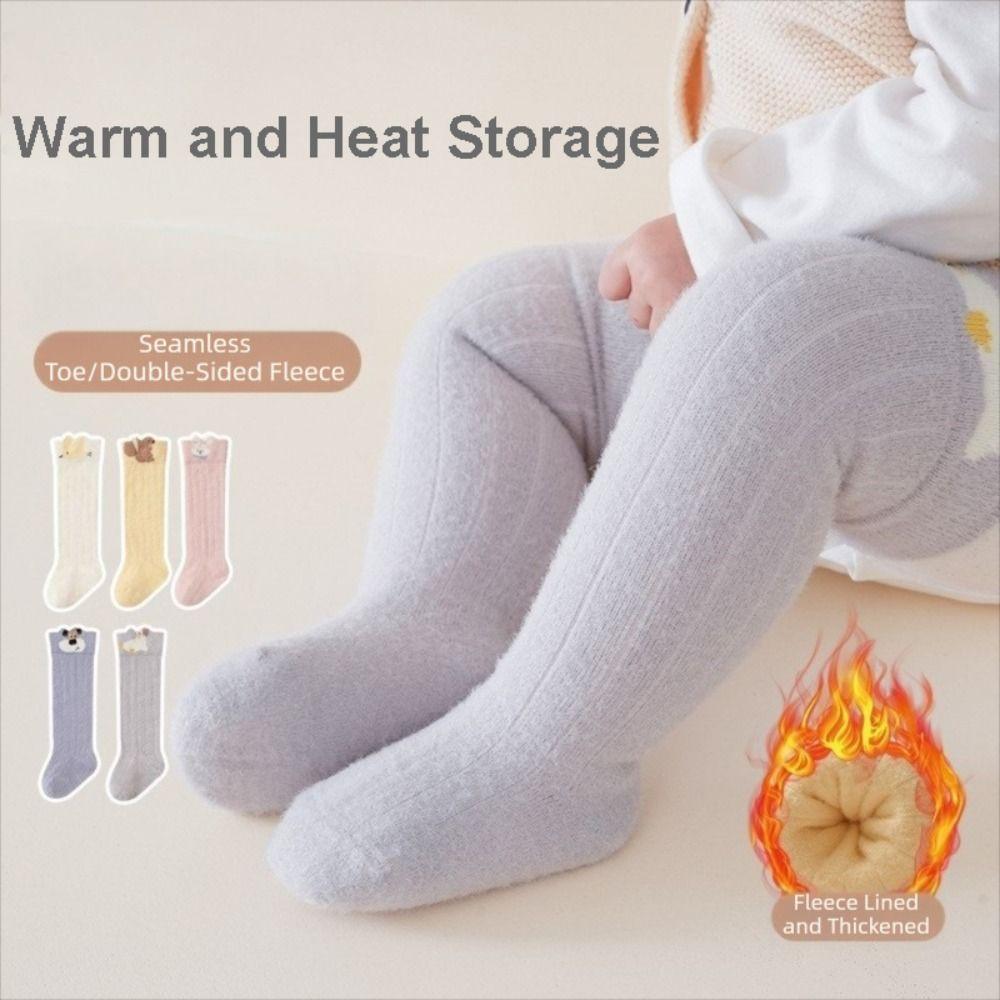 Warm Newborn Long Socks Thicken Toddler Socks New Baby Knee High Socks for 0-3 Years Old