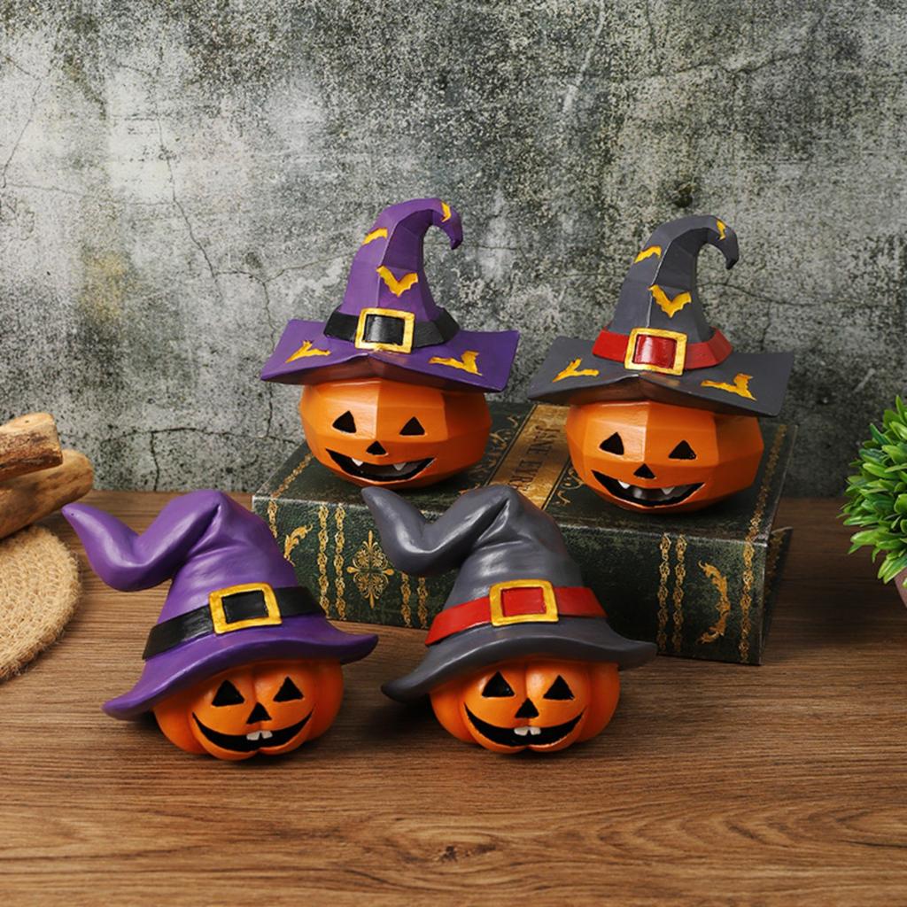 Шляпа Тыква Голова Украшения Хэллоуин Тыква Украшение Дом с привидениями Скрипт Убийство Реквизит Украшение