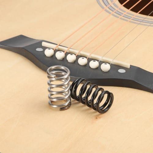 uxcell Electric Guitar Tremolo Bridge Spring, Tremolo Vibrato Tension Spring, Replacement Part for Electric Guitars, Black