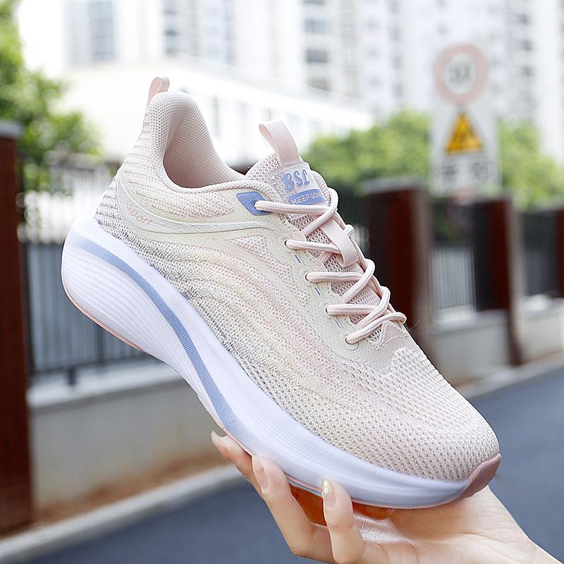 Shoes for Women Summer 2024 Leisure High Quality Sports Running Comfortable Thick Sole Fashion Outdoor Walking Vulcanized Shoes