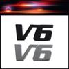 3D Премиум V6 V 6 Спортивный автомобиль Капот Крыло Багажник Задний Декаль Эмблема Значок Наклейка для Японский Япония Внедорожник Внедорожный