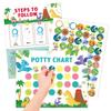 Multi-functional Toilet Habits Reward Stickers Early Education Toilet Habit Sticker Chart  Gift