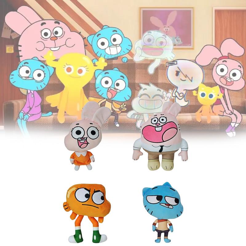 The Amazing World Of Gumball Cartoon Character Plush Doll With Short Pile Fabric For Gift And Display