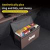 EPY1 Car Trunk Organizing And Storage Box For Jeep Cherokee Compass Patriot Renegade Trail-Hawk Wrangler JK TJ SRT Auto Accessories