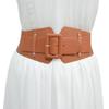 Cross-Border Women's Casual Wide Elastic Belt with Decorative Pin Buckle – Adjustable Waistband for Winter Coats, Ready Stock