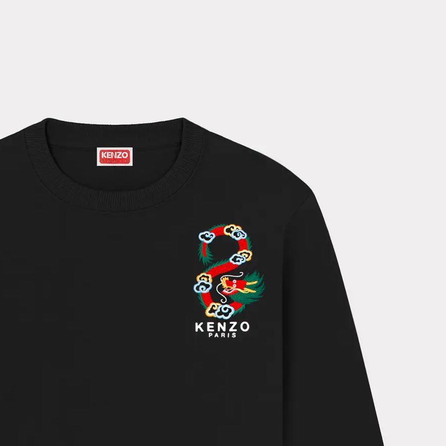 KENZO Sweatshirts Men's Crew Neck Moderate Other FE55SW1654MF-99J