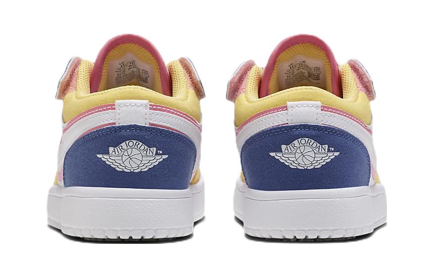 Jordan 1 Low ALT SE White French Blue Topaz Gold Coral Chalk (PS)