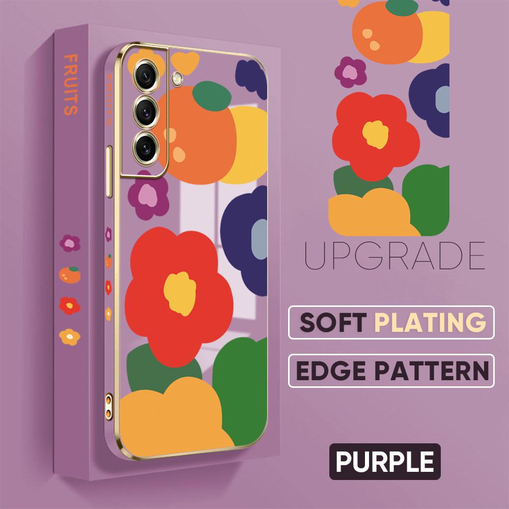 Красочные печатные узоры с квадратным краем корпуса с покрытием корпуса телефона Роскошное покрытие Мягкий чехол для телефона для iPhone Motorola Moto OnePlus Samsung