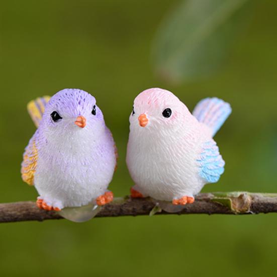 Cute Simulation Bird Toy Animal Mini Figurine Garden DIY Landscape Ornament