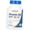 Vitamin D, Cholecalciferol, Vitamin D3 10000, 240 Softgels (36647060)