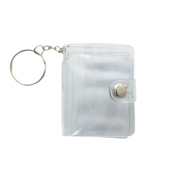 Мини-фотоальбом с перекидной страницей, блестками, прозрачным кольцом-защелкой, 16 карманов, держатель для карточек, подарок на память