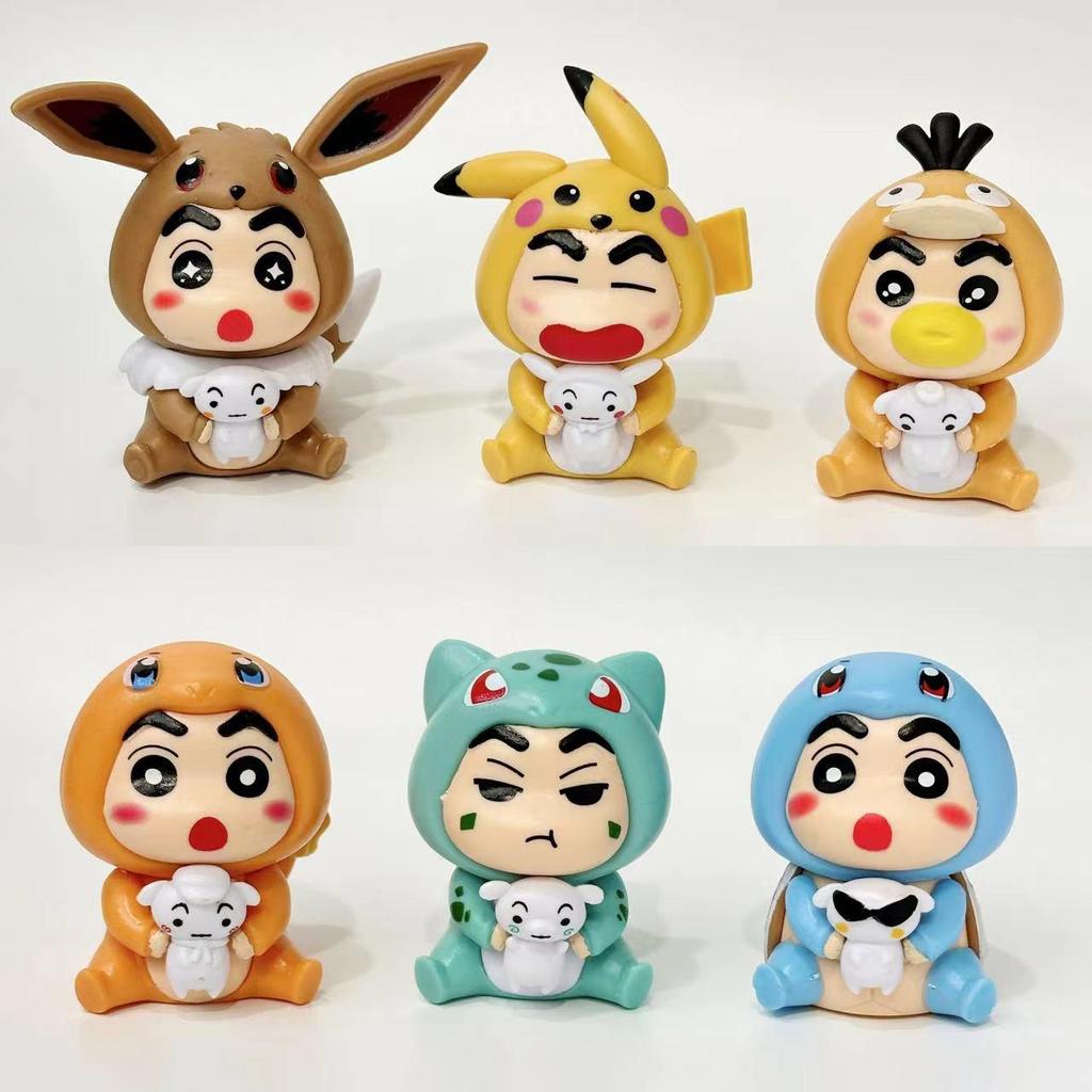 «Серия Crayon Shin-chan»: Мои украшения для машин «Мелоди», «Куро», «Собака с корицей» и «Пудинг»