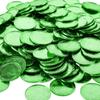 50PCS St. Patrick's Day Plastic Gold Game Chips Props Holiday Party Supplies