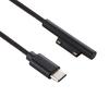 Type-C To 6Pin Nylon Notebook Power Adapter Cable 1.5m for Microsoft Surface Pro 3/4/5/6