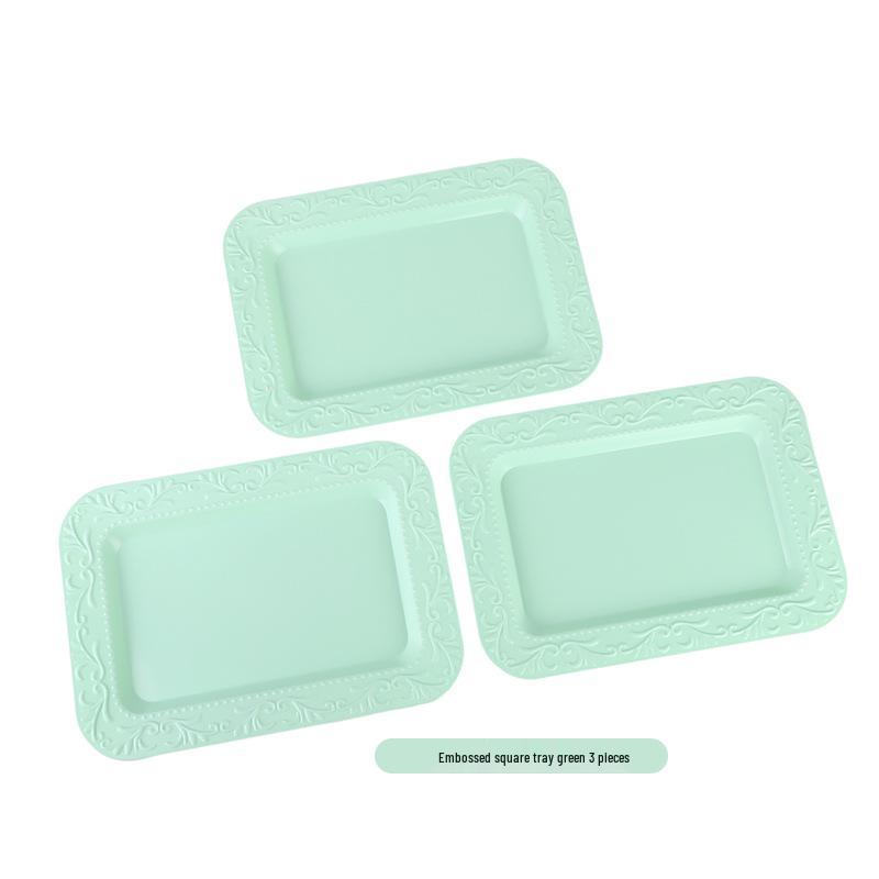 Трехъярусная подставка для торта к европейскому полуденному чаю - креативный многослойный пластиковый поднос для десертов и фруктовая тарелка