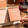 Minimalist Design 2026 Desktop Calendar Spiral Binding Memo Calendar Checklist Planner  Office Use