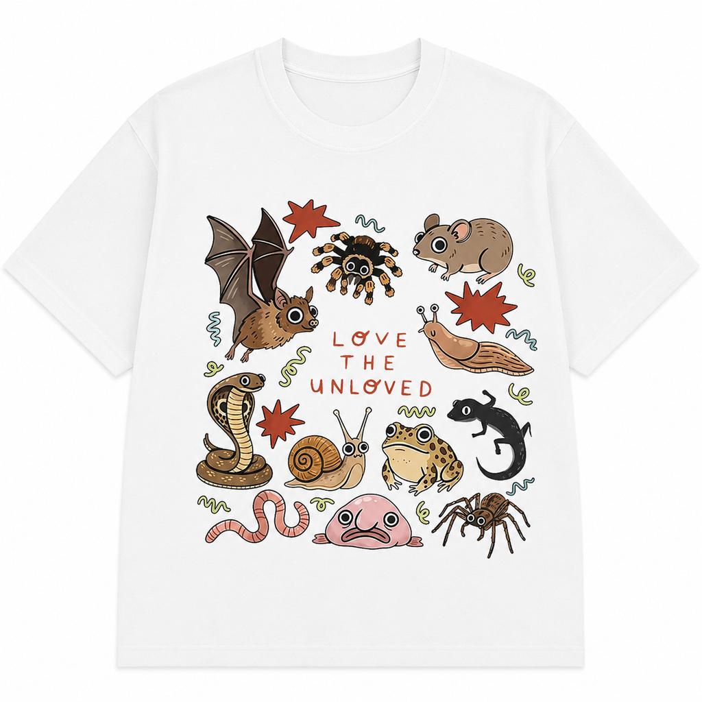 Love The Unloved Shirt Weird Animal Bug Entomology Science Graphic Tee