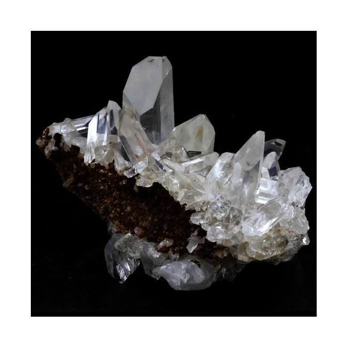 Pierres et Minéraux. Quartz + Limonite. 136.0 ct. Freney d'Oisans, Bourg d'Oisans, France..