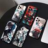 Чехол для телефона Lynette Anime Game Genshin Impact для IPhone 17 Air 16 15 14 13 Pro Max 11 12 Черный силиконовый чехол