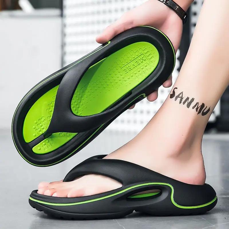 Шлепанцы Eva Soft Нескользящие Шиацу Низкая Цена Дешевая Обувь Ликвидация Удобная Мужская Обувь Дизайнерская Роскошная Забавная Мужская Тапочка