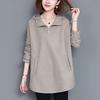 Sweater Women's Spring and Autumn 2025 New Loose Casual Thickened Woolen Top