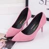 2024 Women Shoes Pointed Toe Pumps Patent Dress Shoes High Heels Boat Shoes 35-42