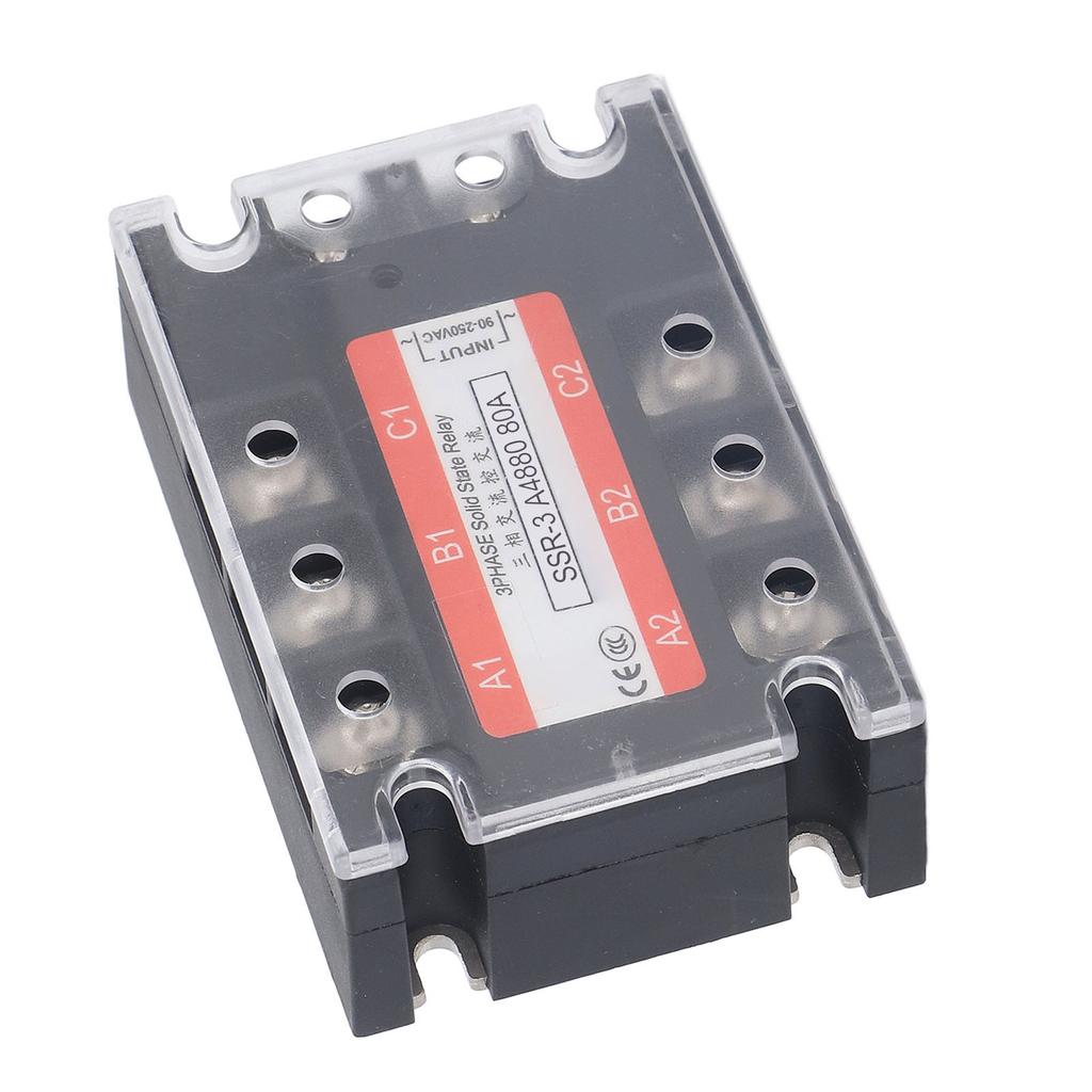 3 Phase Solid State Relay Peaking Voltage 600VAC Bidirectional SCR Output AC To AC SSR Module 480V 8