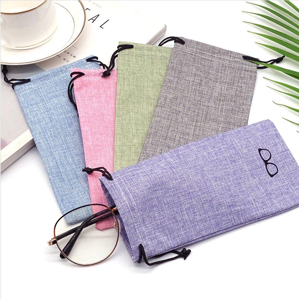 6 Colors Surface Acceaaories Phone Bag Container Glasses Box Draw Bags Glasses Bags Sunglasses Bag Glasses Storage