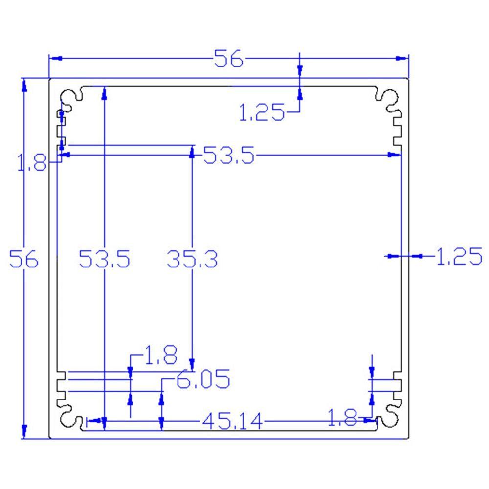 Silver Shielding Box Tool Enclosure Case Electronic Project Box Power Case Circuit Board Shell