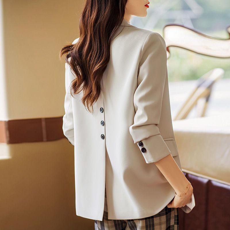 Stylish Casual Blazer Jacket for Women, Perfect for Spring and Fall Seasons