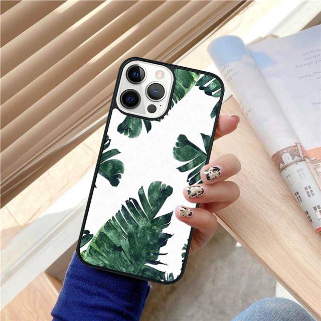 Чехол для телефона Монстера Цветок Тропические Зеленые Листья Для iPhone 17 Air 15 16 Чехол 14 13 Pro Max 12 11 Pro Max Max Plus