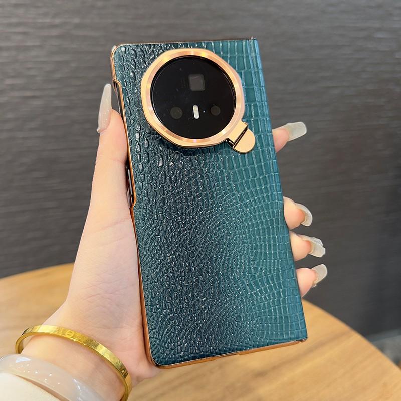Premium Magnetic Hinge Leather Flip Case Honor MagicV3 V2 Vs2 Vs3 Ultra - Shockproof With Stand Multiple Colors