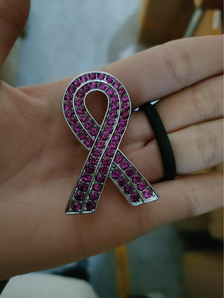 Ожерелье в знак осведомленности о раке молочной железы и Браслет для профилактики СПИДа с значком красной ленты