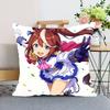 Подушки декоративные Uma Musume Pretty Derby Чехлы на подушки с рисунком Чехол на подушку Подходит для дивана Спальни Автомобиля