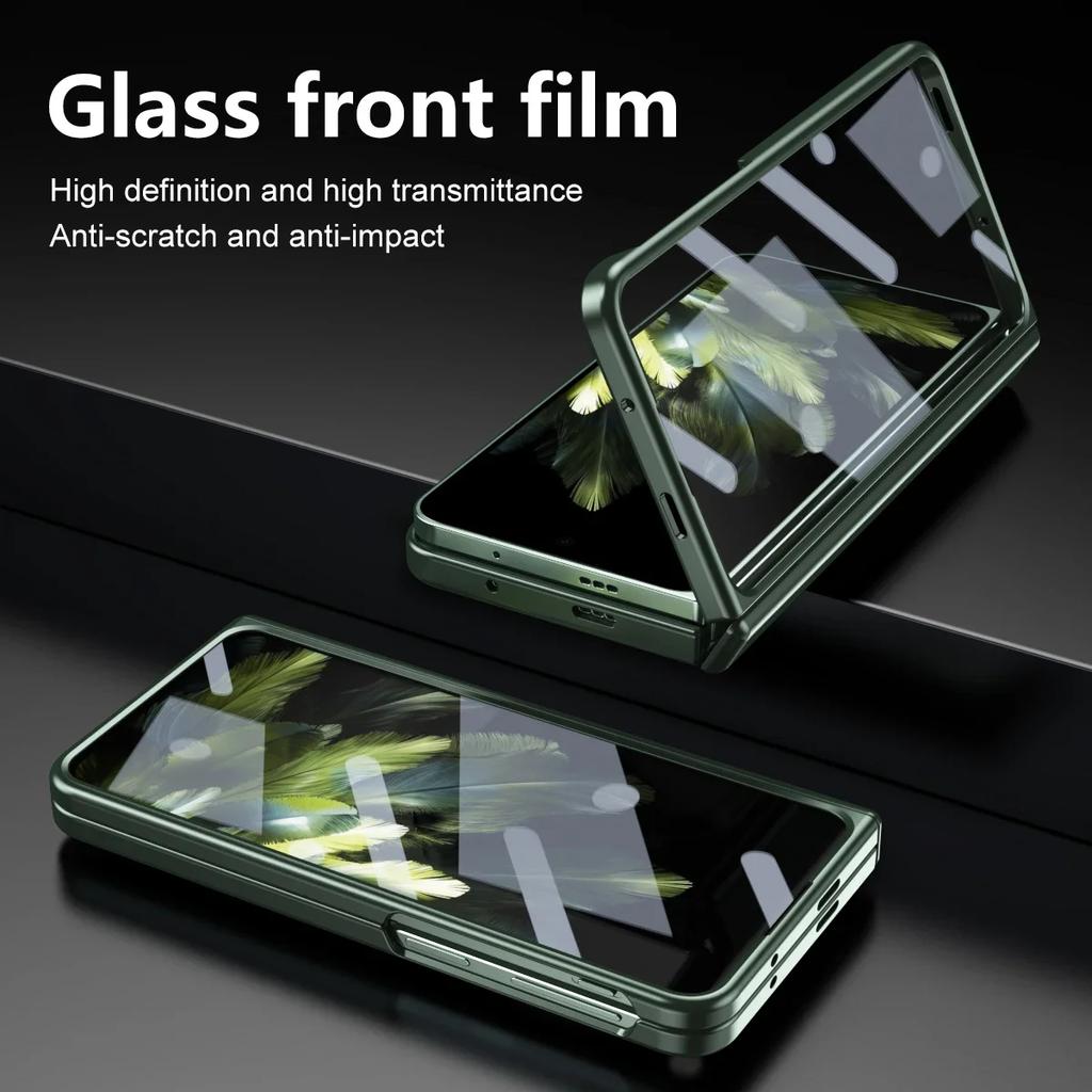 Для oneplus open аксессуары для телефонов чехол из стеклянной пленки для one plus open противоударный матовый складной чехол для всего тела