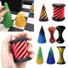 Decorative Ornaments Spiral Cone Fidget Toy Pyramid Passthrough Sculpture for Kids
