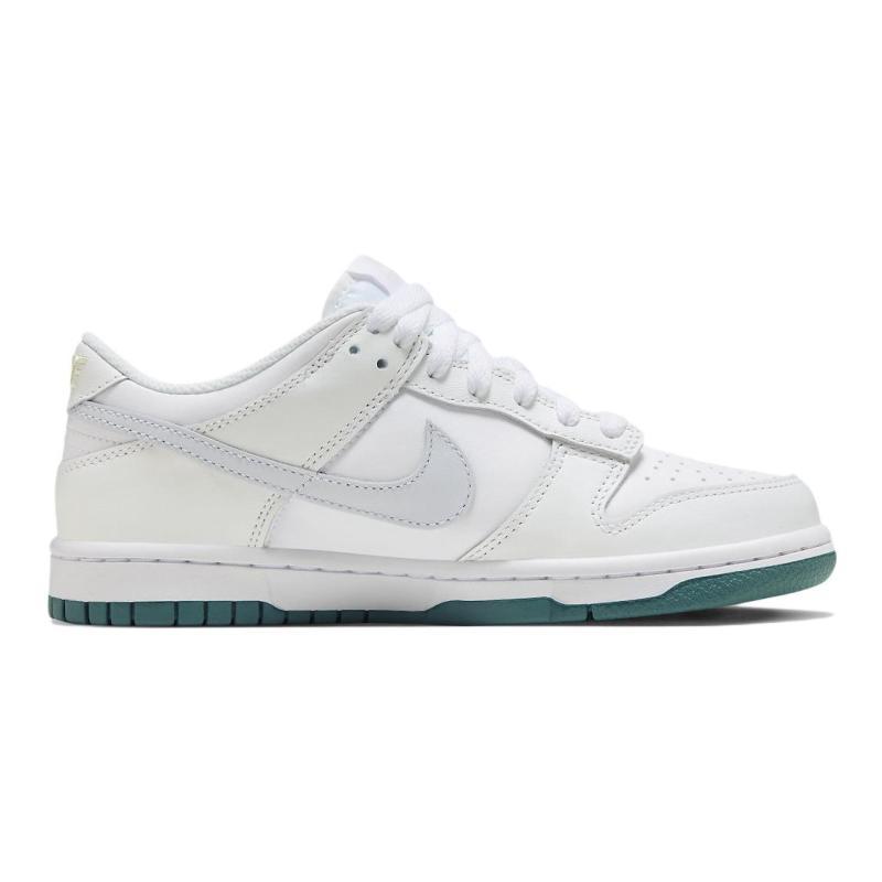 Nike Кроссовки Dunk Low Белый Серый Бирюзовый GS FD9911-101