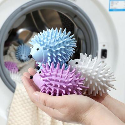 Многоразовые Ежики для Стирки и Сушки - Милые Помощники для Стирки, Предотвращающие Спутывание и Сминание, для Стиральной Машины и Сушилки